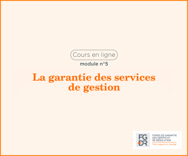 La garantie des services de gestion